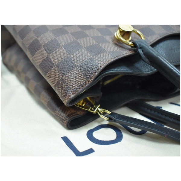 LOUIS VUITTON LV Riverside Damier Ebene Shoulder Bag Black