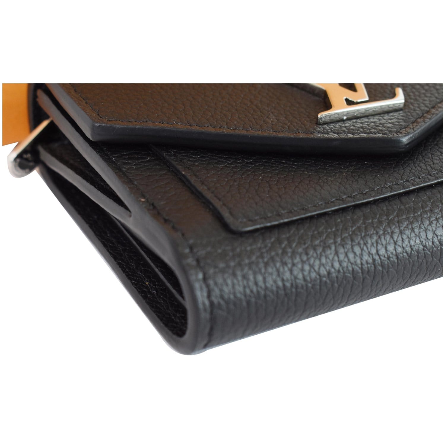Louis Vuitton Mylockme Wallet Leather Black 49113234