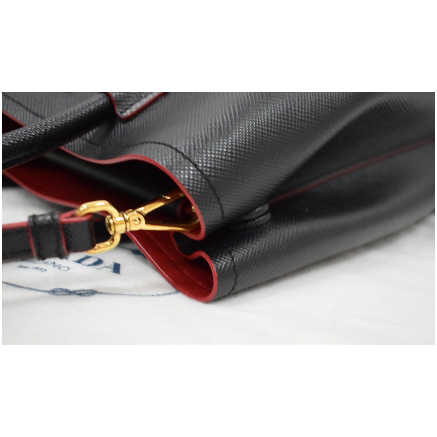 Prada Large Saffiano Cuir Double Bag - Neutrals Totes, Handbags - PRA890245