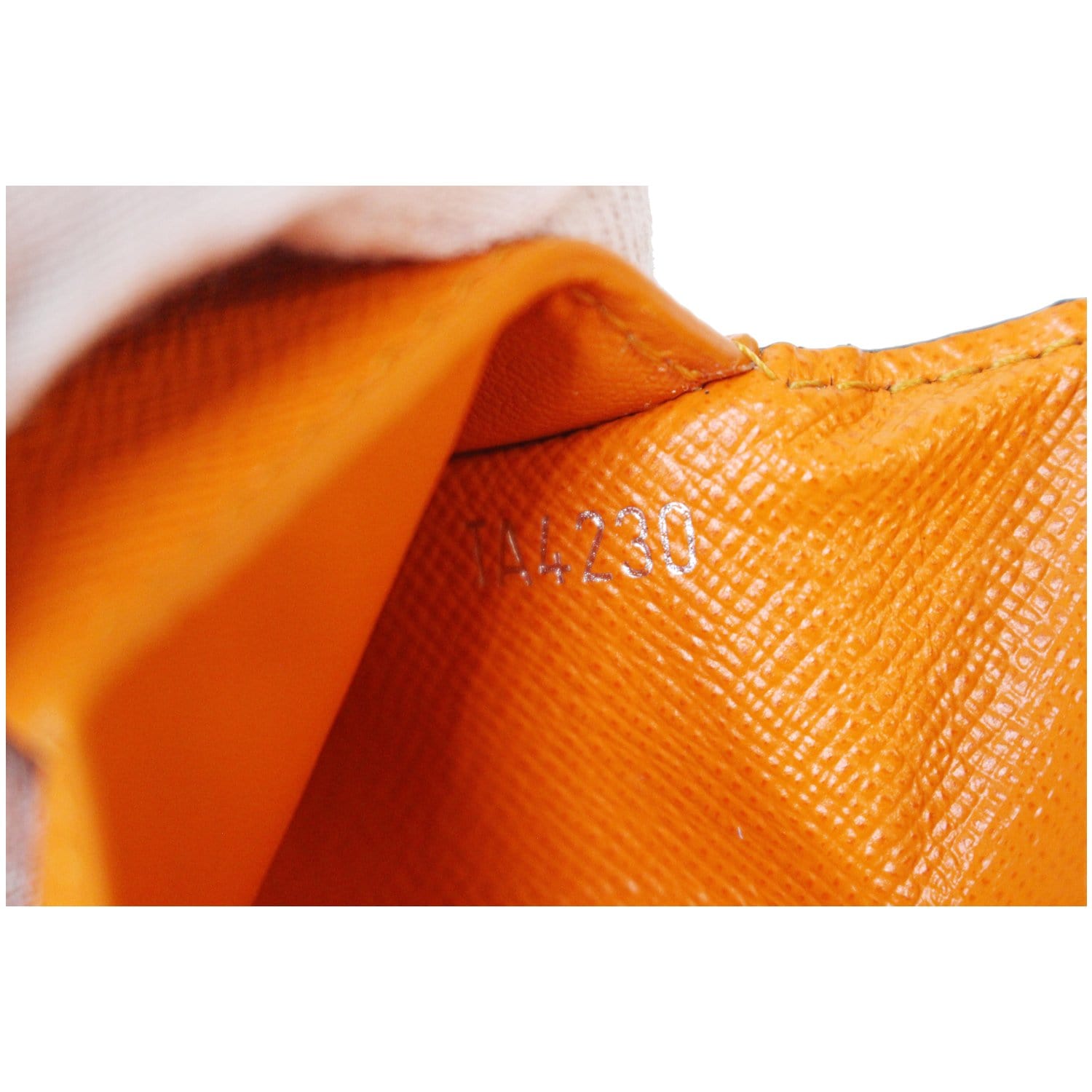 LOUIS VUITTON Damier Graphite Giant Orange Multiple Wallet 611465