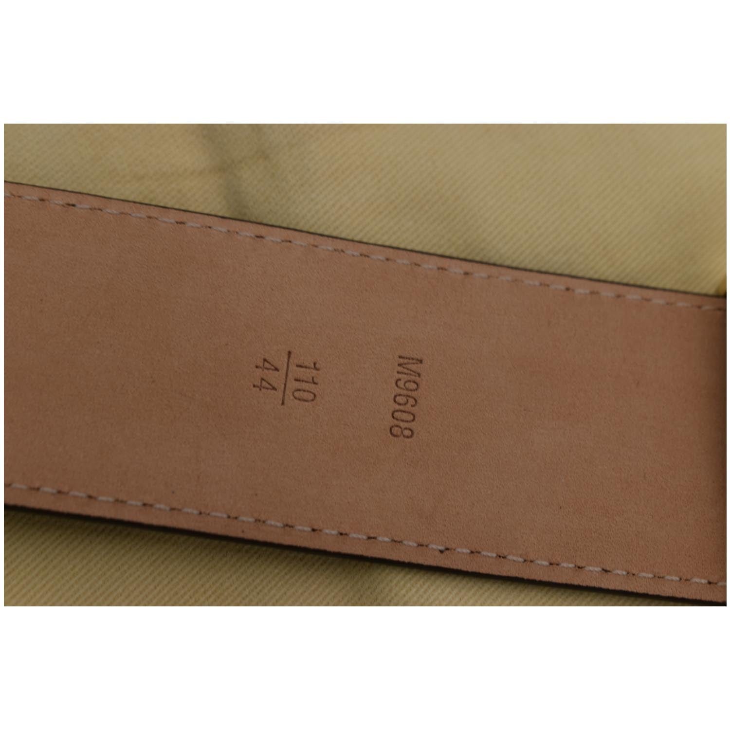 Shop Louis Vuitton MONOGRAM Leather Long Belt Logo Belts (M9608V