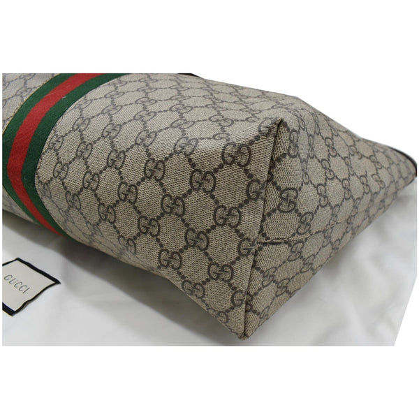 GUCCI Ophidia Medium GG Supreme Canvas Tote Bag Beige 631685