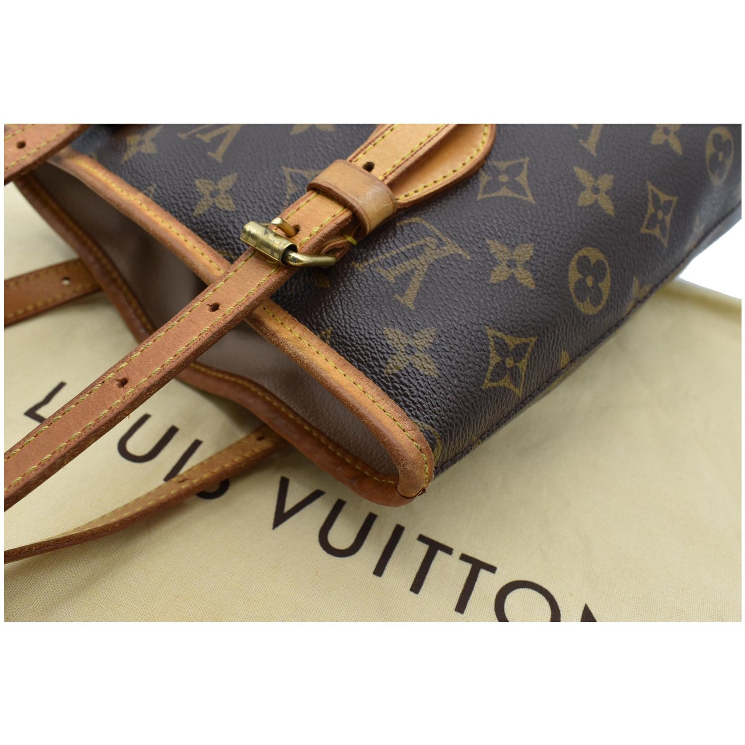 Louis Vuitton Classic Monogram Speedy, Pochette, and Marais Bucket Bag