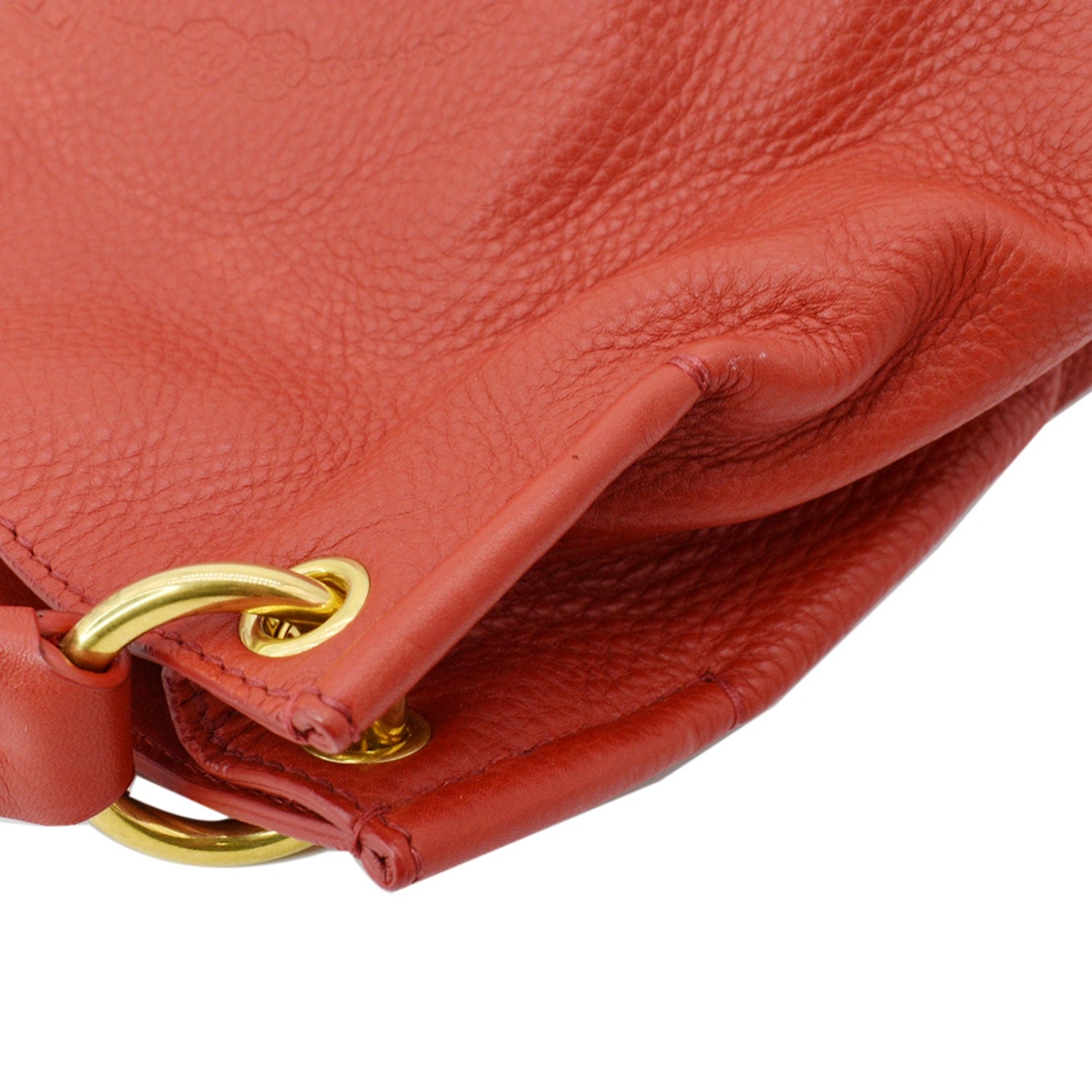 Prada Canapa Logo Vitello Phenix Shoulder Bag (SHG-35361) – LuxeDH