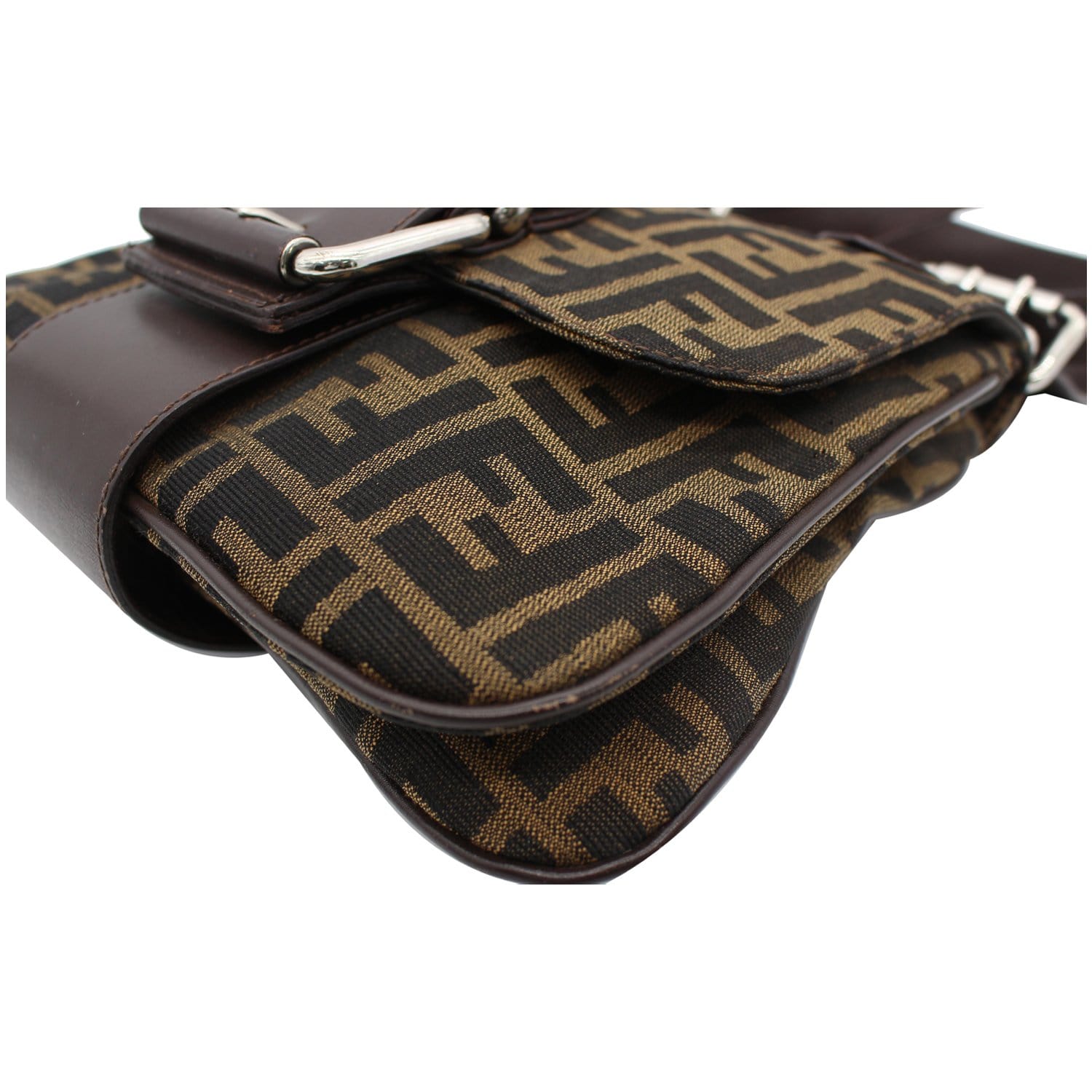 Fendi - Brown Zucca Coated Canvas Belt Bag