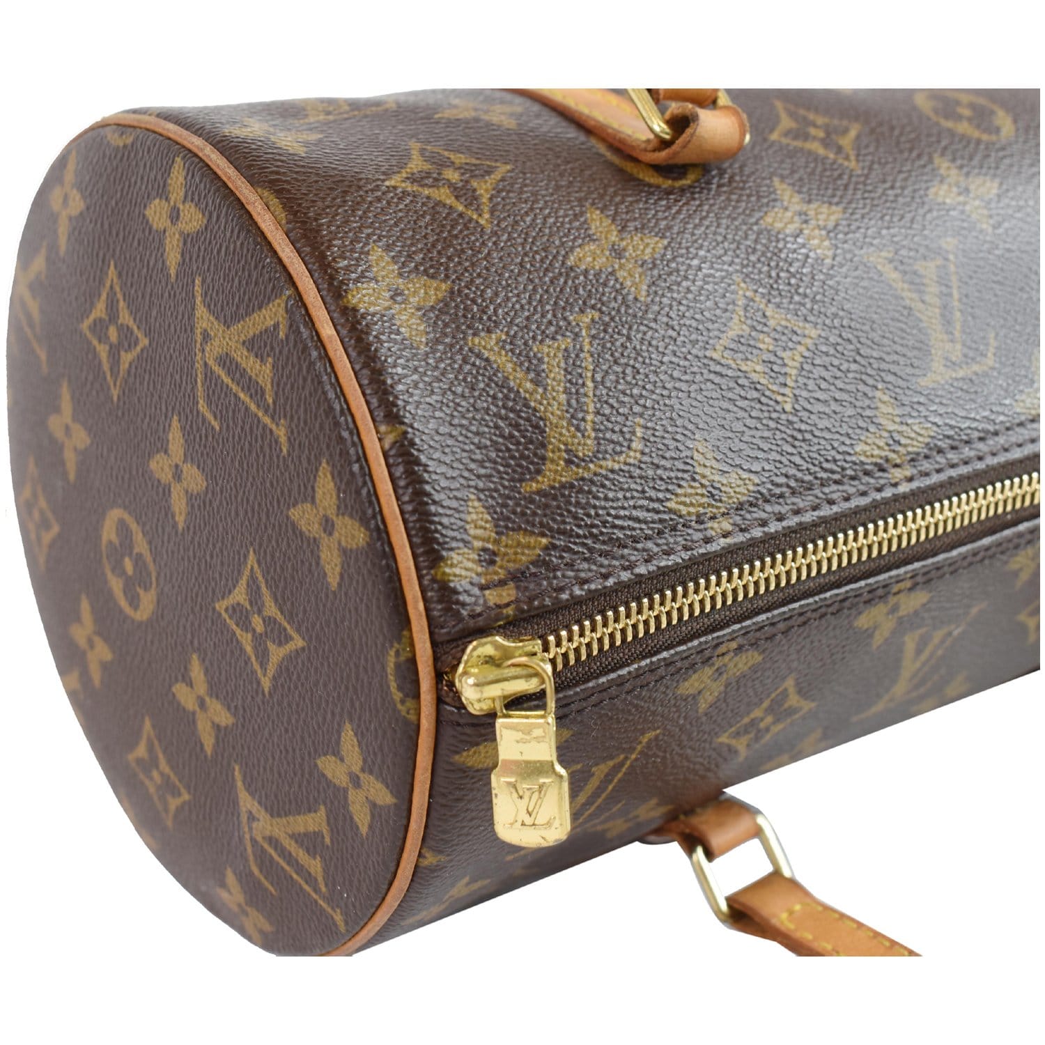 Papillon handbag Louis Vuitton Brown in Cotton - 36455150