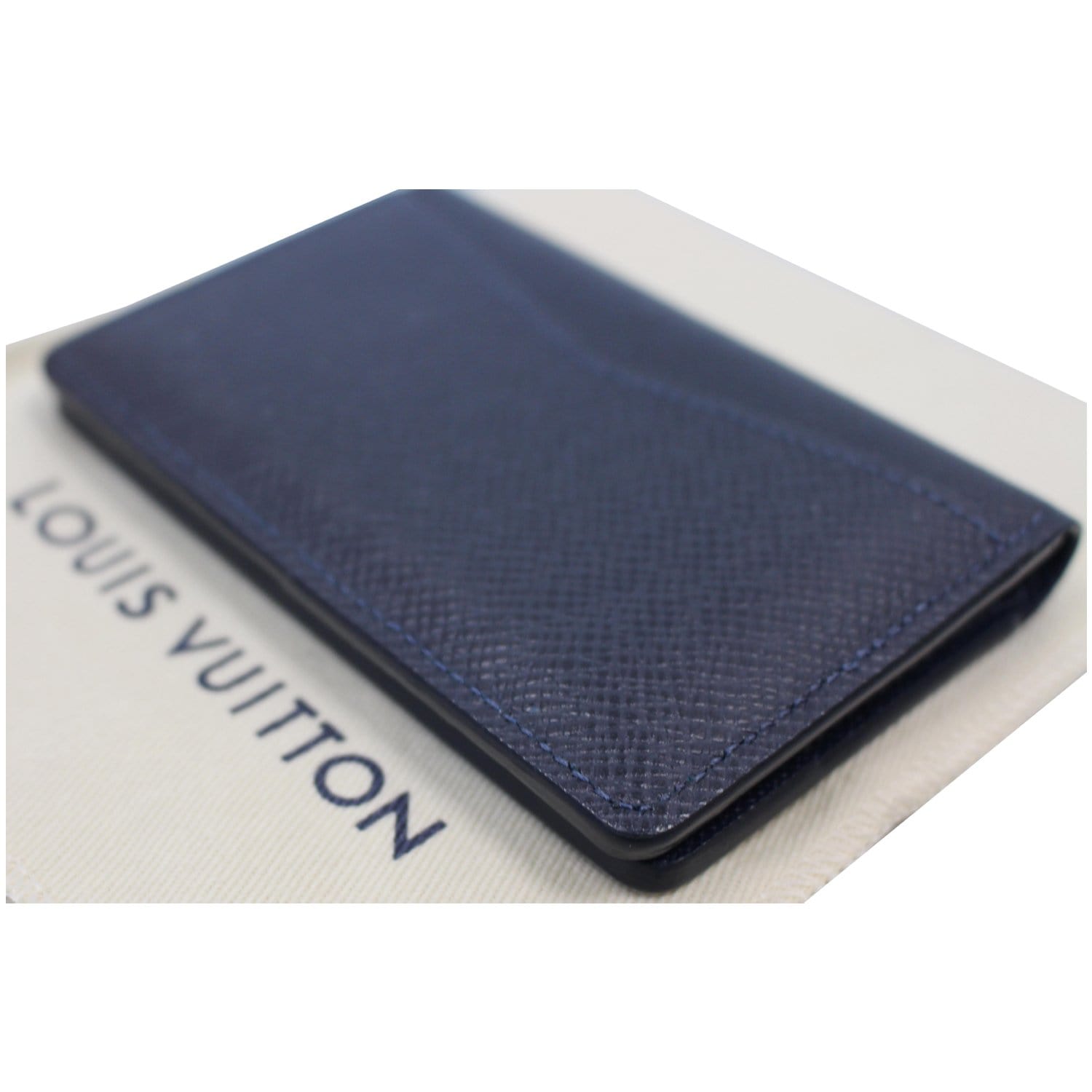 Louis Vuitton Taiga Leather Atoll Organizer Wallet (SHF-15883)