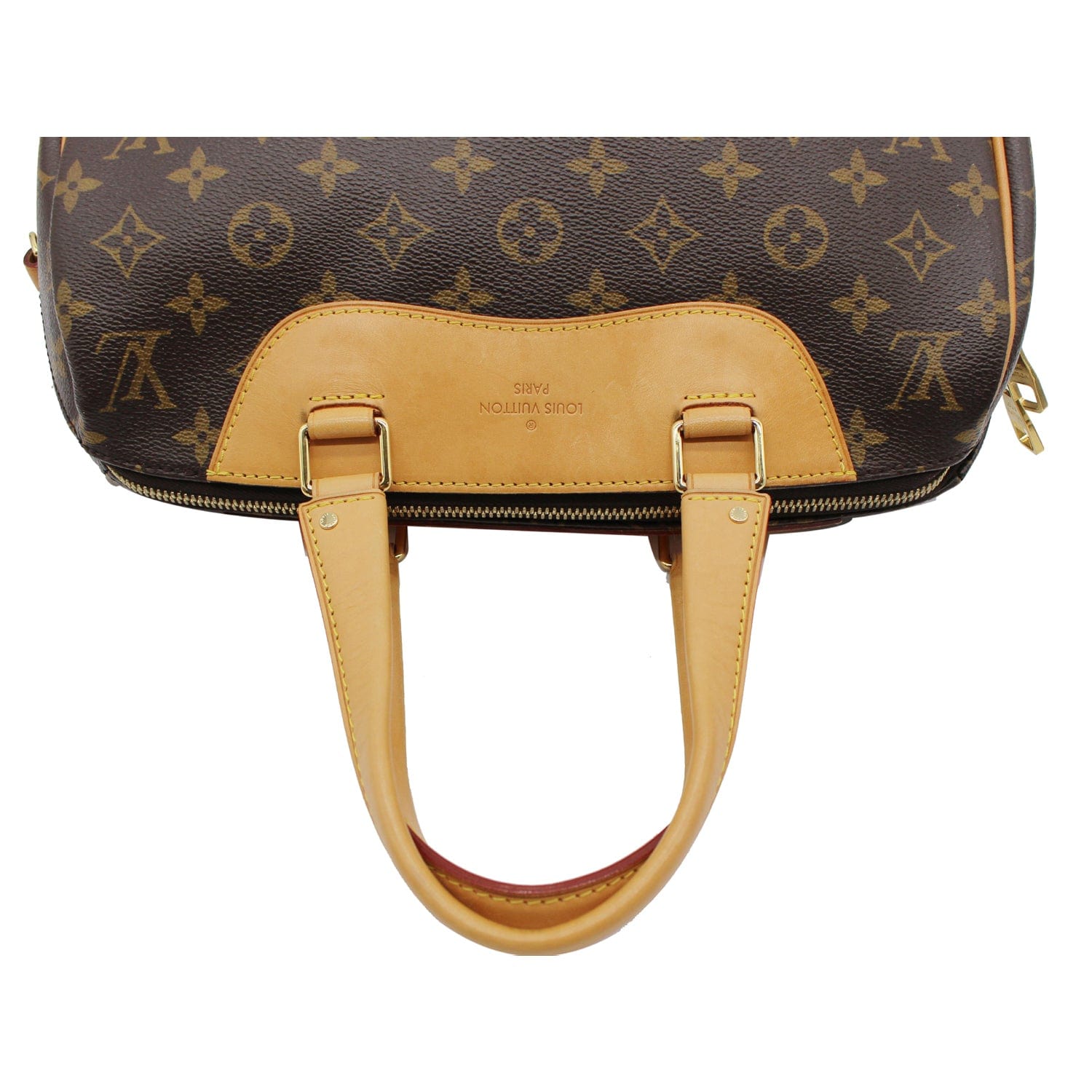 Louis+Vuitton+Retiro+Shoulder+Bag+Brown%2FRed+Canvas for sale online
