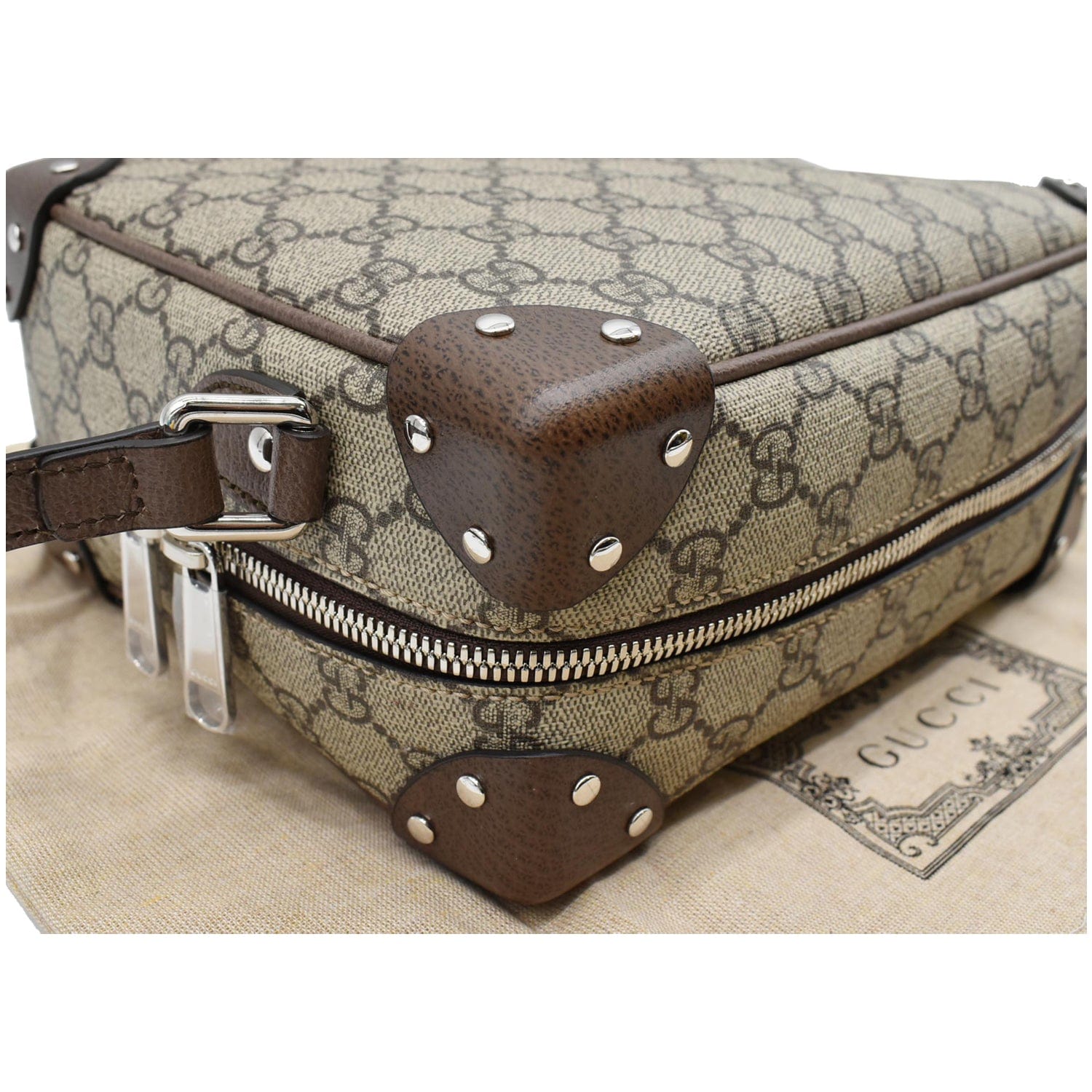 GUCCI-GG-Supreme-Leather-Shoulder-Bag-Beige-Brown-141626 – dct-ep_vintage  luxury Store