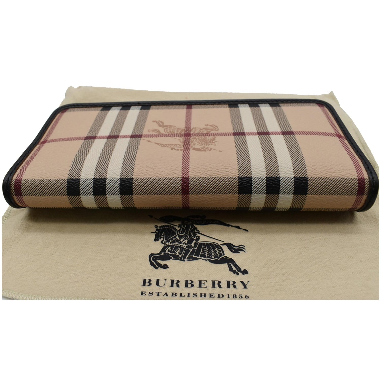 Burberry Vintage-Check Leather Wallet