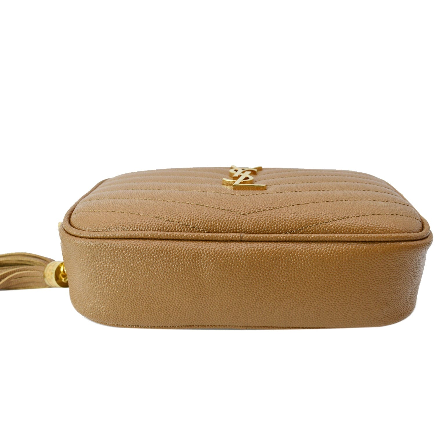 Yves Saint Laurent Lou Camera Bag Mini Brown Calfskin