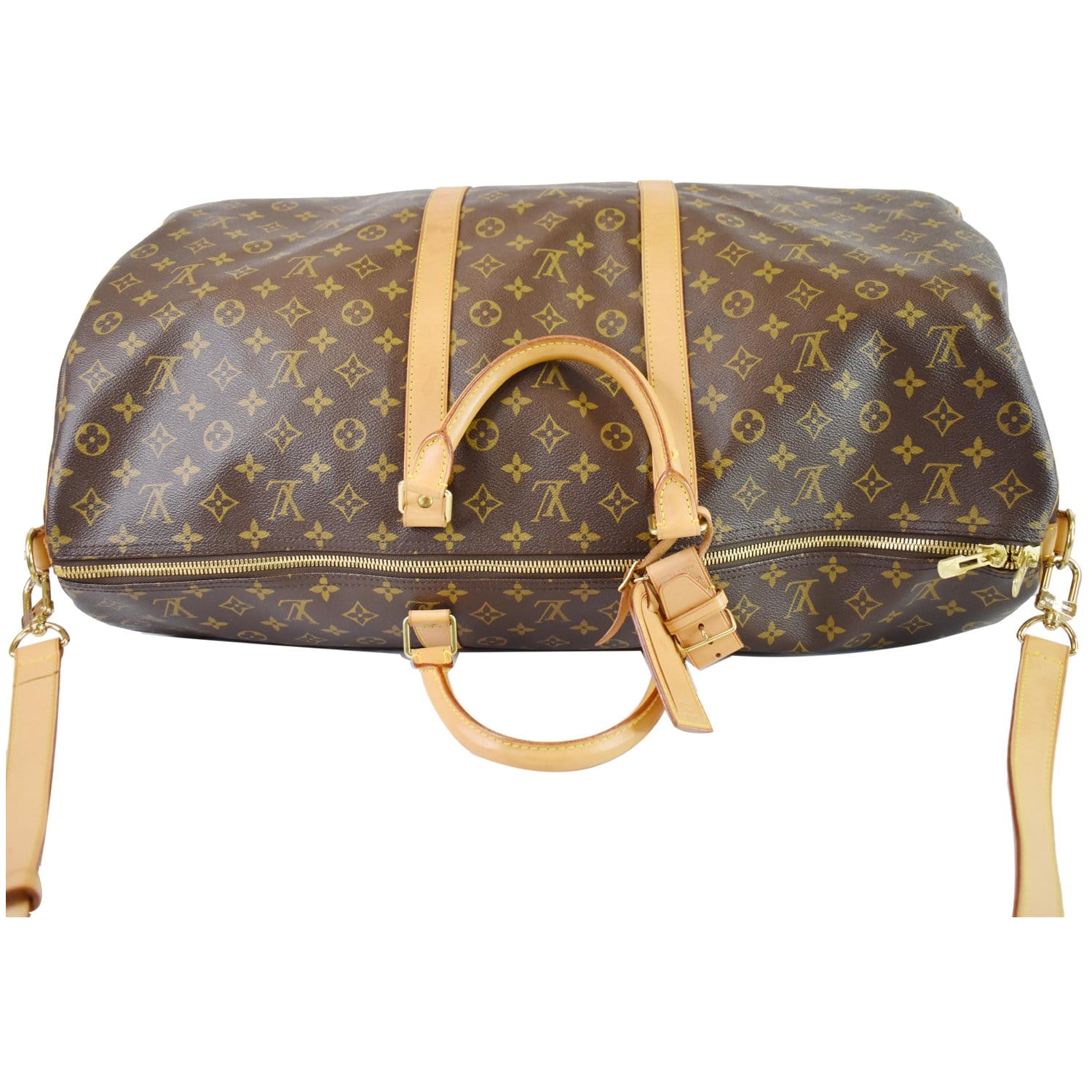 Louis Vuitton Brown Monogram Keepall Bandouliere 60 Cloth ref.956230 - Joli  Closet