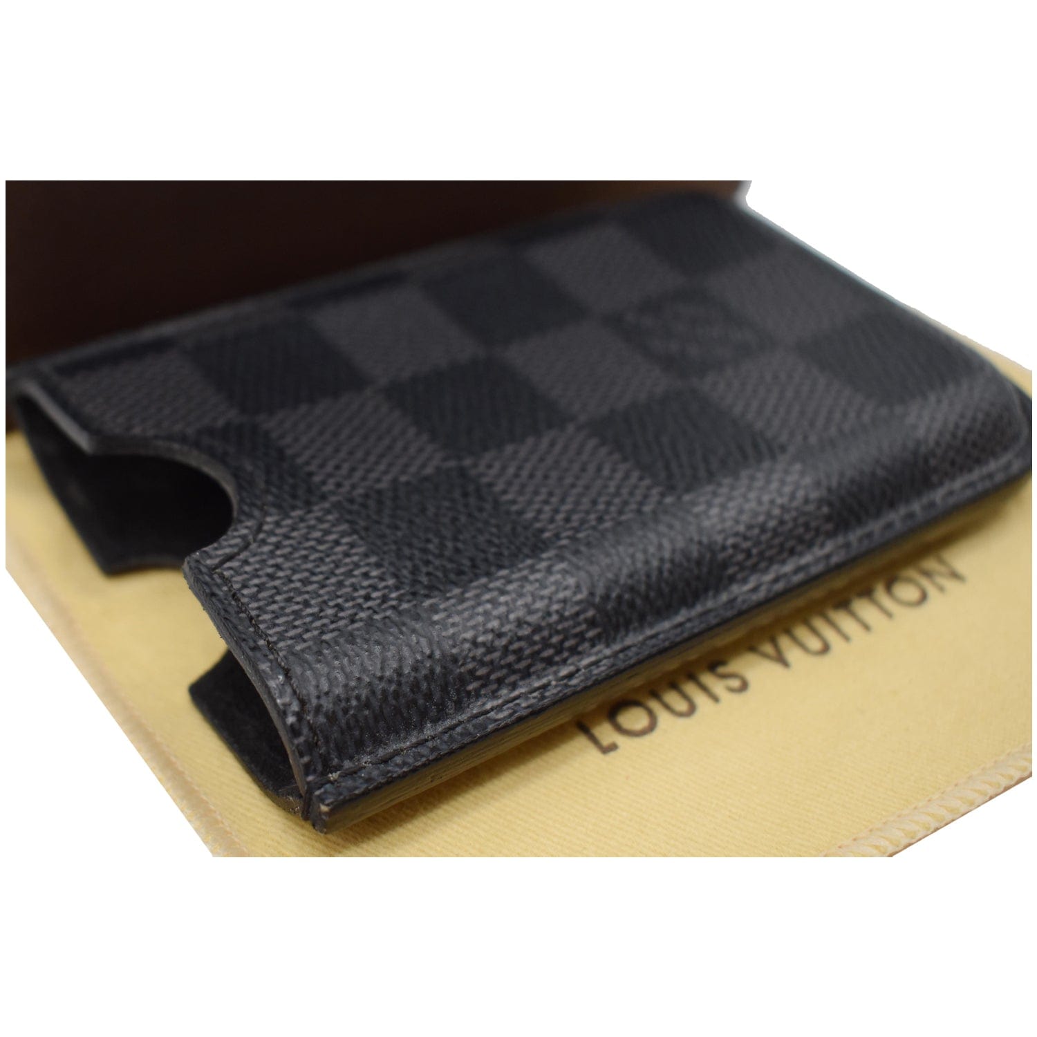 Louis Vuitton Black Damier Graphite iPhone 3G Case or Card