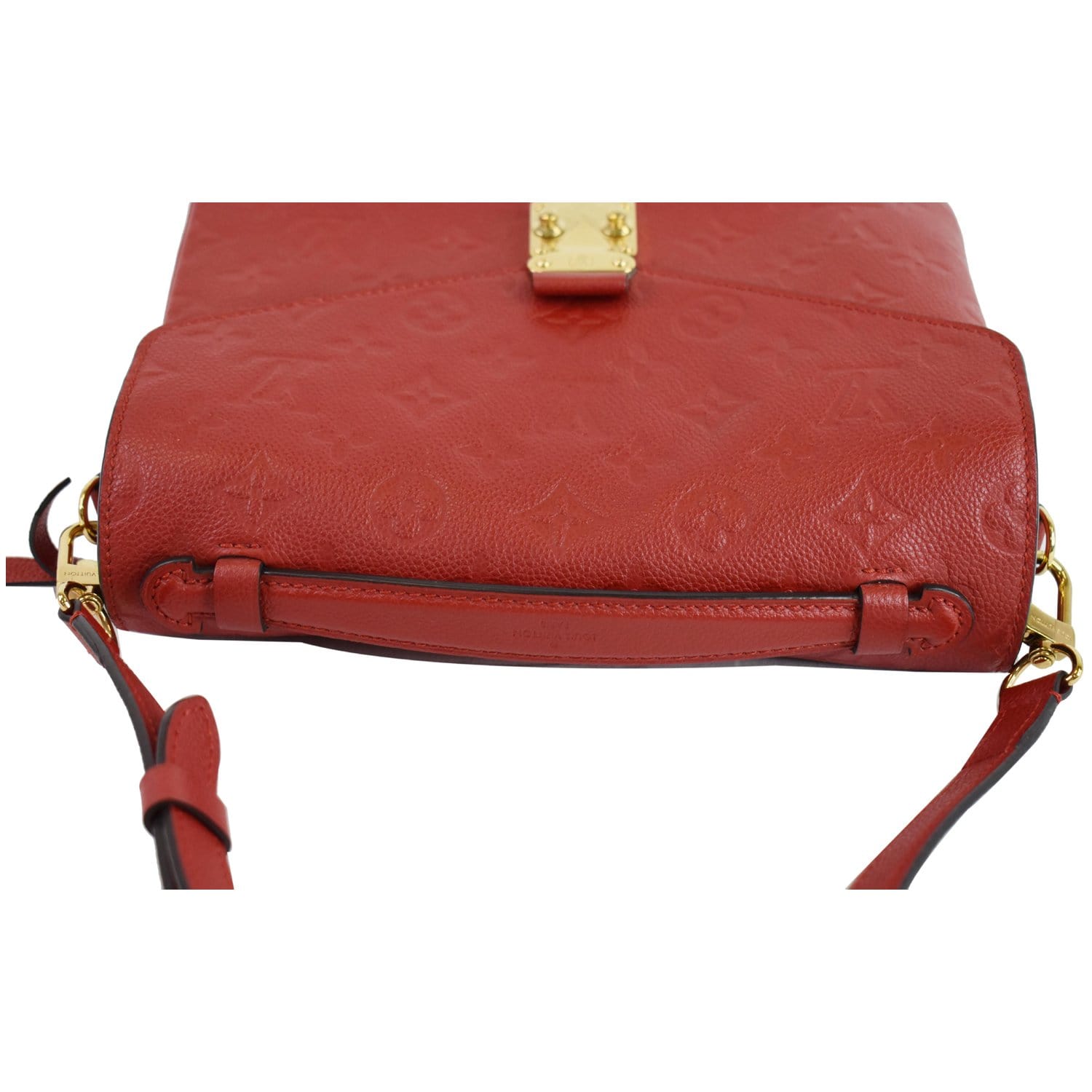 Louis Vuitton Pochette Metis Fabric Interior Crossbody Red Leather for sale  online