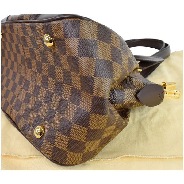 Louis Vuitton Verona PM Damier Ebene Satchel Tote Bag - brass studs