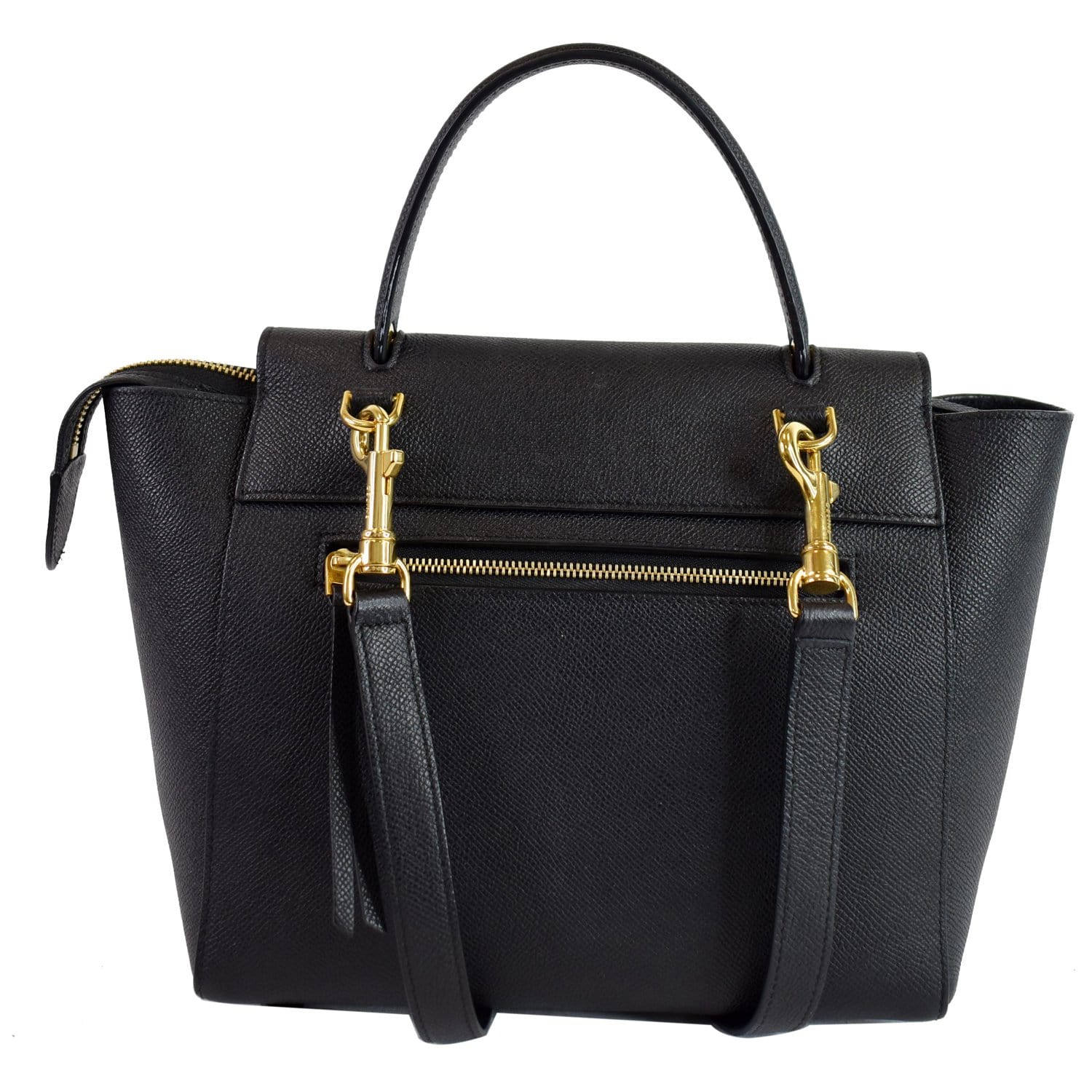 CELINE Micro Belt Bag in Black Grained Leather