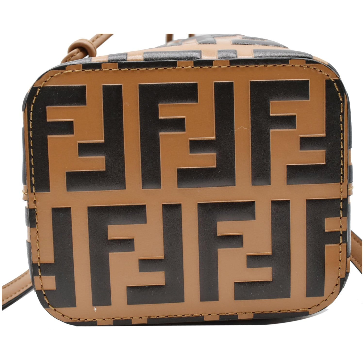 Mon trésor leather crossbody bag Fendi Beige in Leather - 31907319