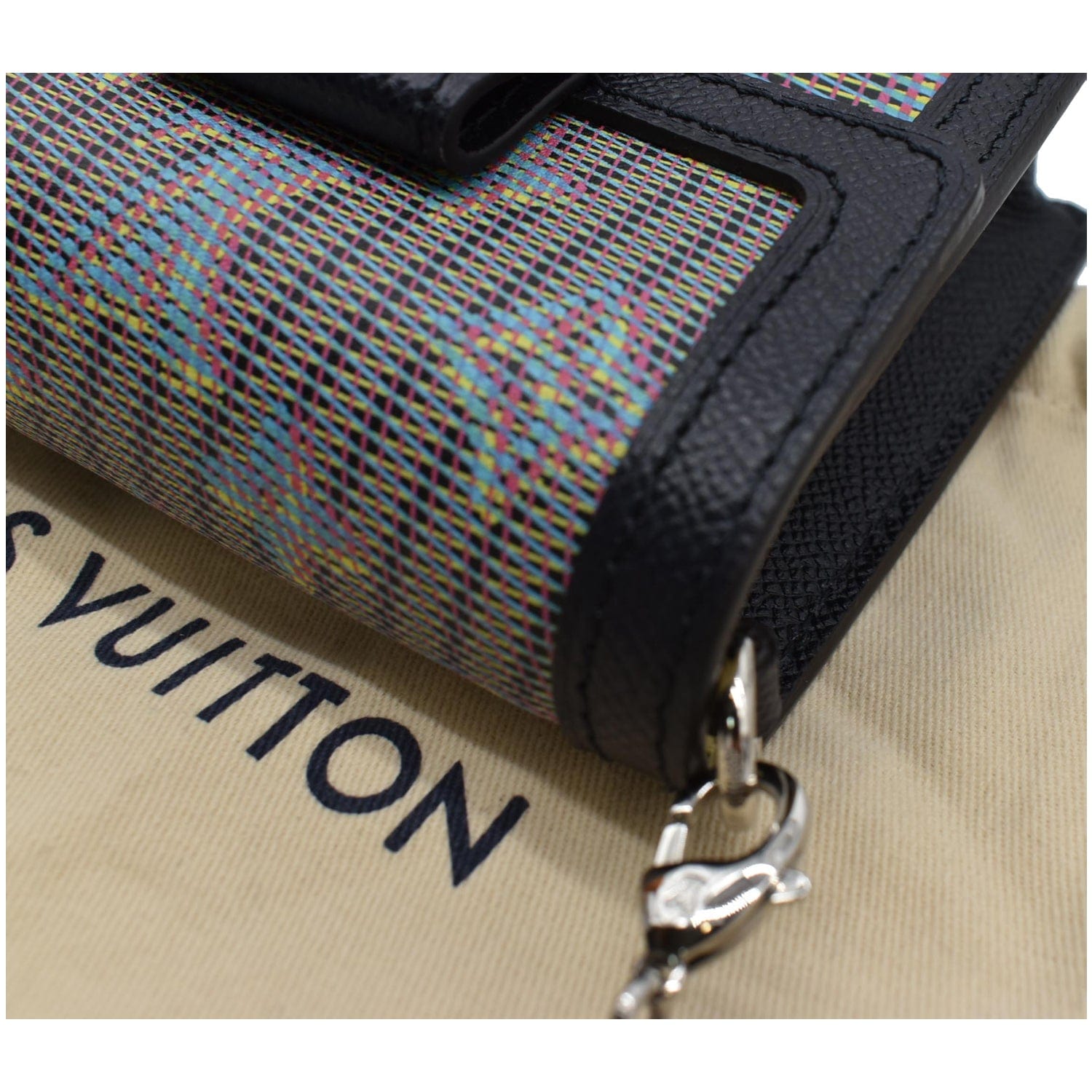 Louis Vuitton Dauphine Shoulder Bag Damier Monogram LV Pop Canvas