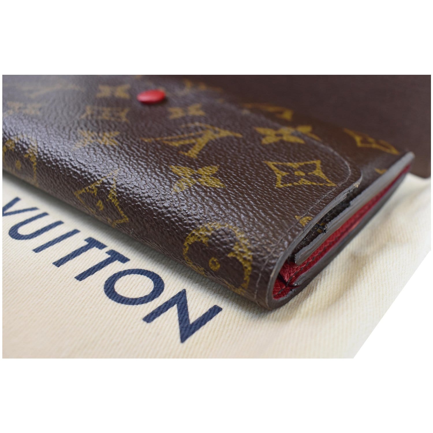 Emilie leather wallet Louis Vuitton Brown in Leather - 31811395