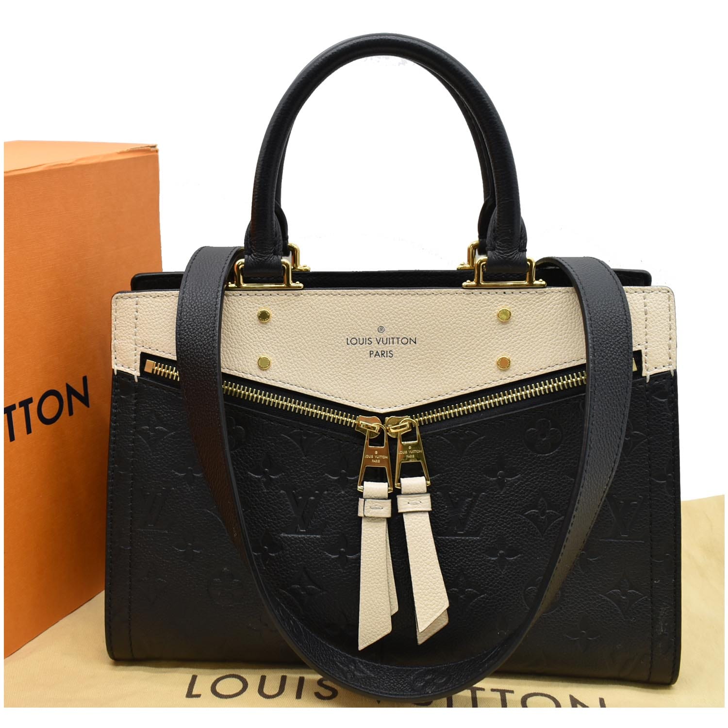 Sully leather handbag Louis Vuitton Black in Leather - 34109400