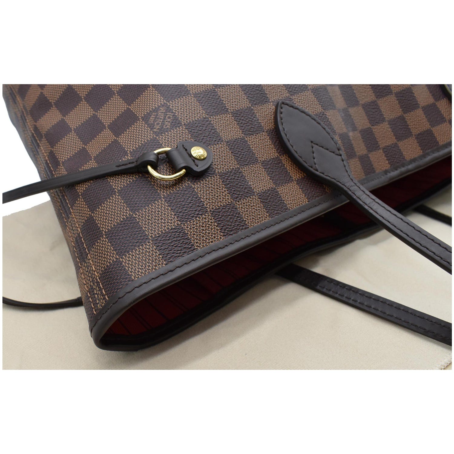 Louis Vuitton Damier Ebene Braided Neverfull MM w/ Pouch & Strap - Brown  Totes, Handbags - LOU757166