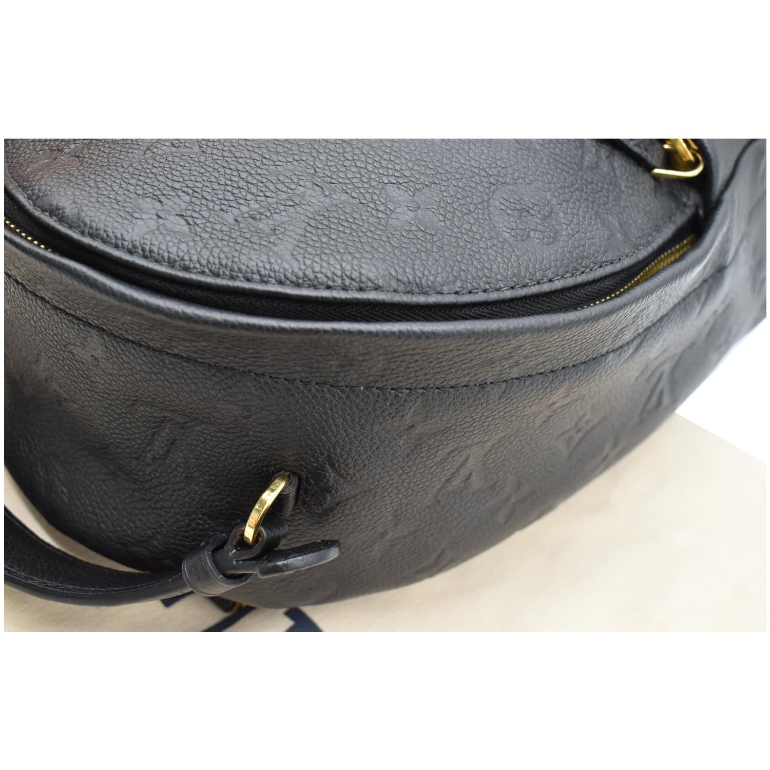 Louis Vuitton Black Empreinte Leather Sorbonne Backpack at 1stDibs