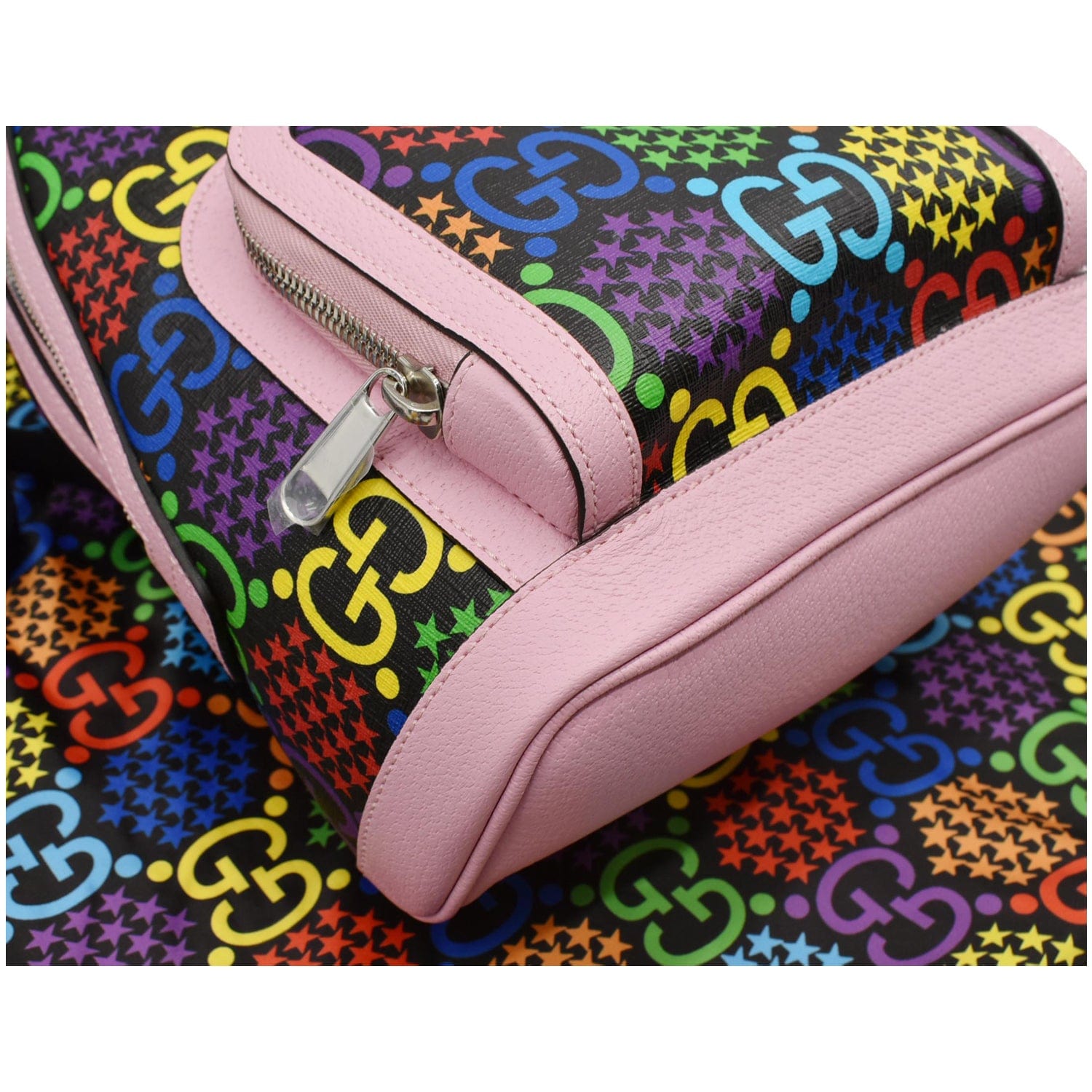 Gucci Small GG Psychedelic Backpack in Pink