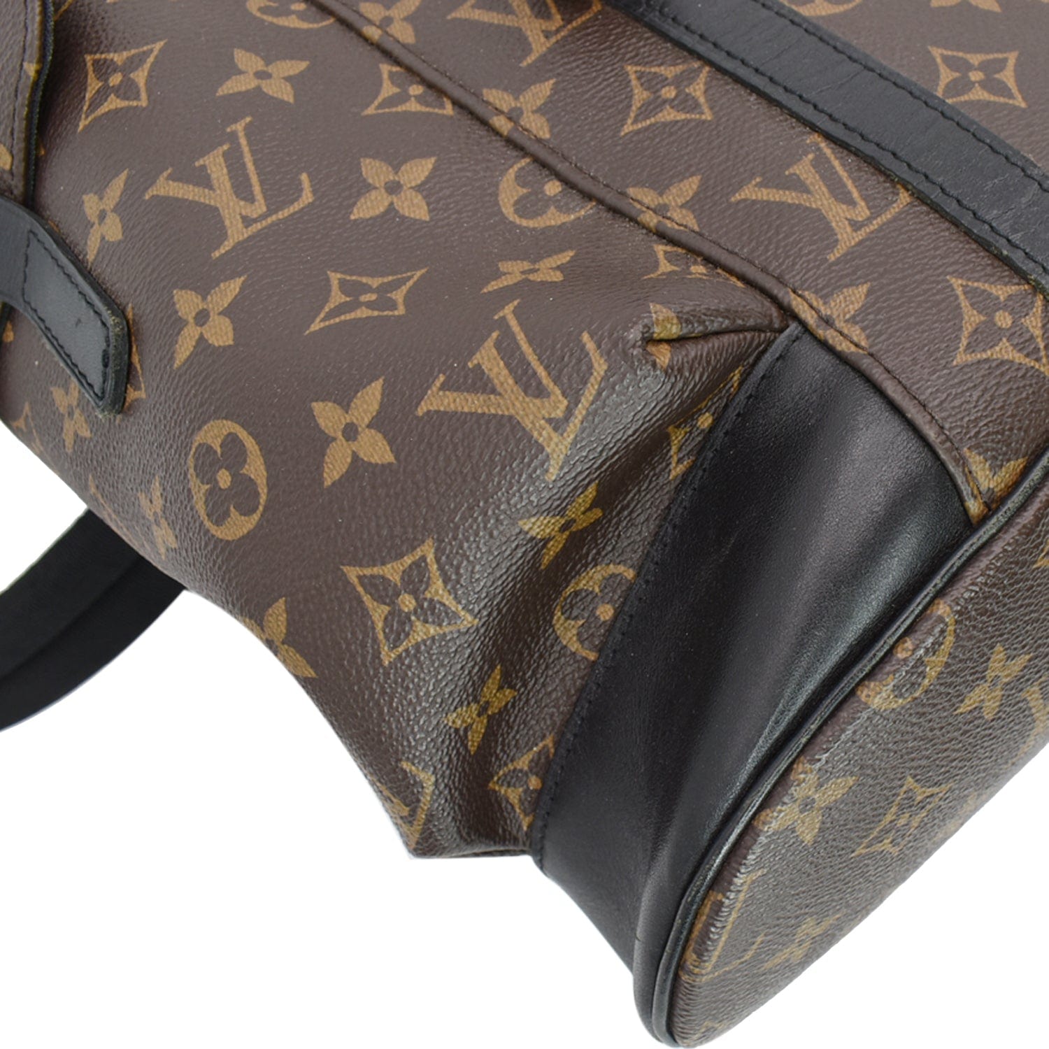 Shop Louis Vuitton CHRISTOPHER Monogram Unisex Canvas A4 Leather