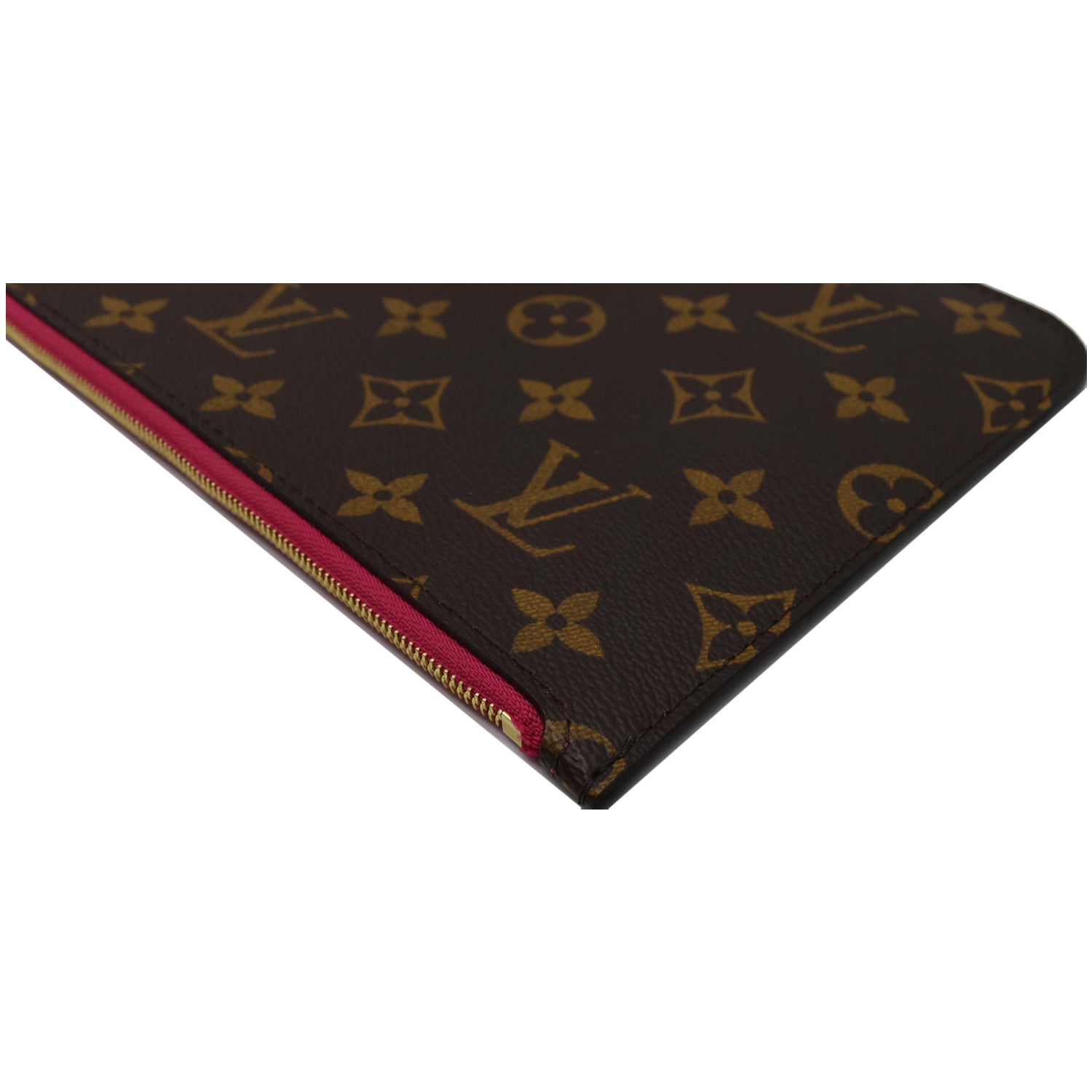 Louis Vuitton Monogram Neverfull Pouch - Brown Clutches, Handbags -  LOU801589
