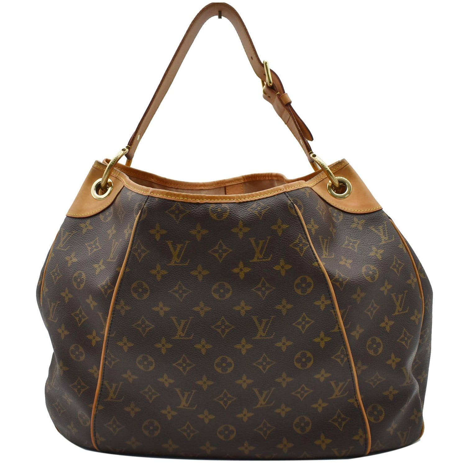 LOUIS VUITTON Galliera GM Monogram Canvas Shoulder Tote Bag Brown-US