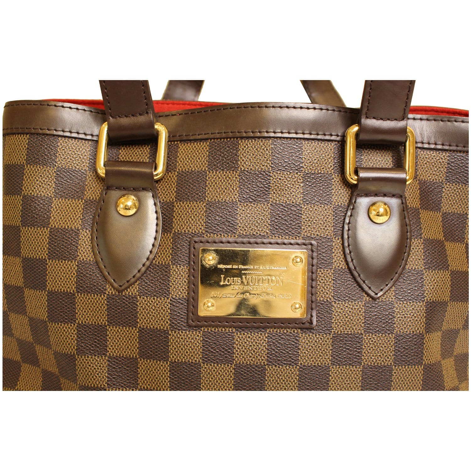 LOUIS VUITTON Hampstead PM Damier Ebene Brown Canvas in United States