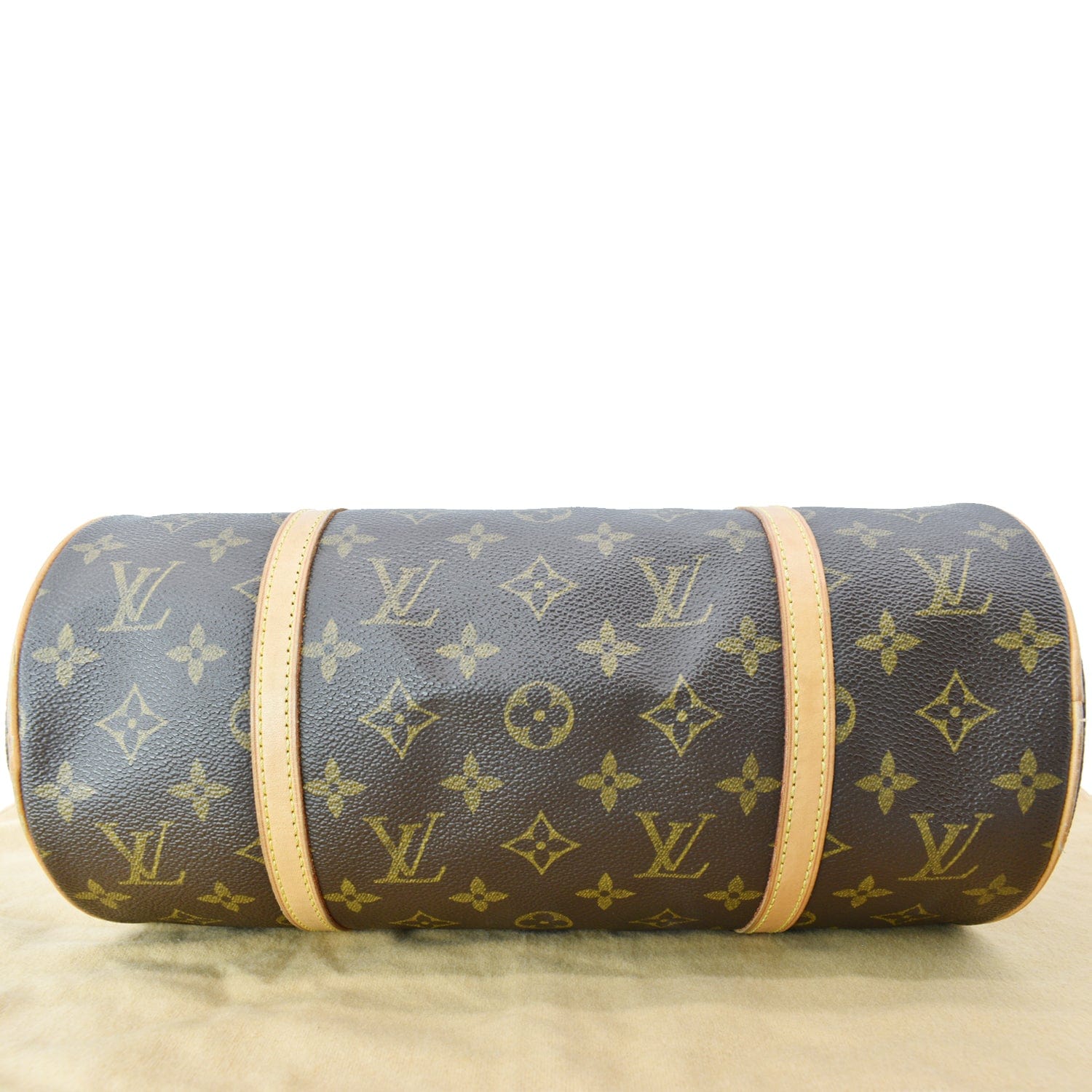 Papillon leather handbag Louis Vuitton Brown in Leather - 36609330