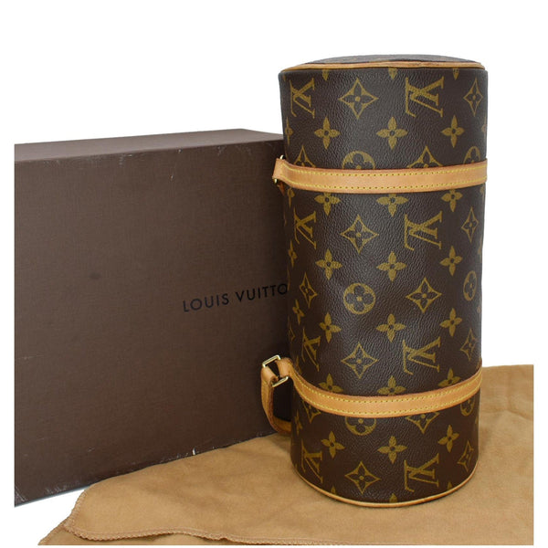 LOUIS VUITTON Papillon 26 Monogram Canvas Satchel Bag Brown