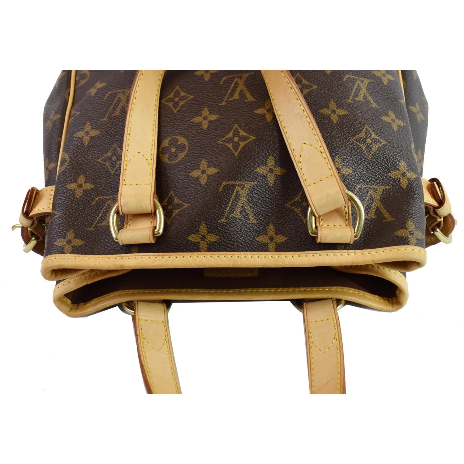 Louis Vuitton Monogram Canvas Batignolles Horizontal Bag Brown Leather  ref.364193 - Joli Closet