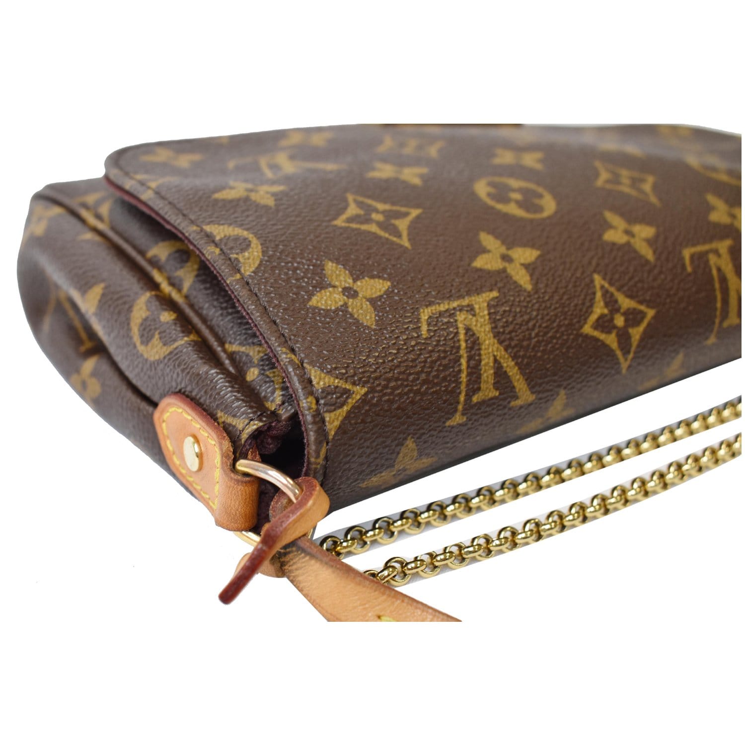 Buy Louis Vuitton Favorite Handbag Monogram Canvas MM Brown 988201