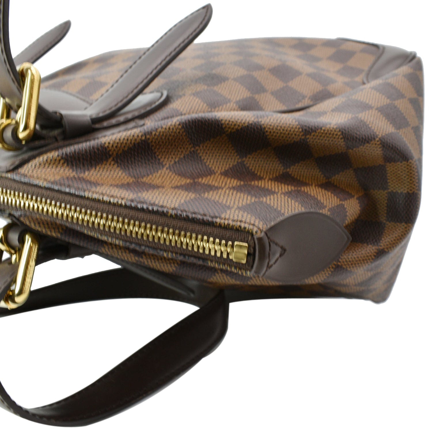 Louis Vuitton Verona MM Damier Ebene Canvas Leather Shoulder Bag