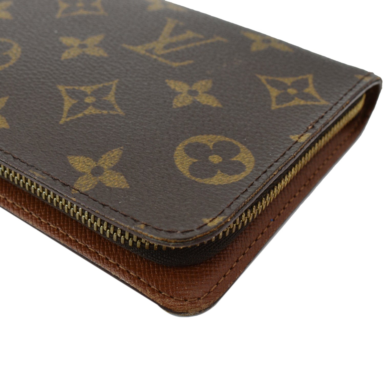 Zippy cloth card wallet Louis Vuitton Brown in Cloth - 37911119