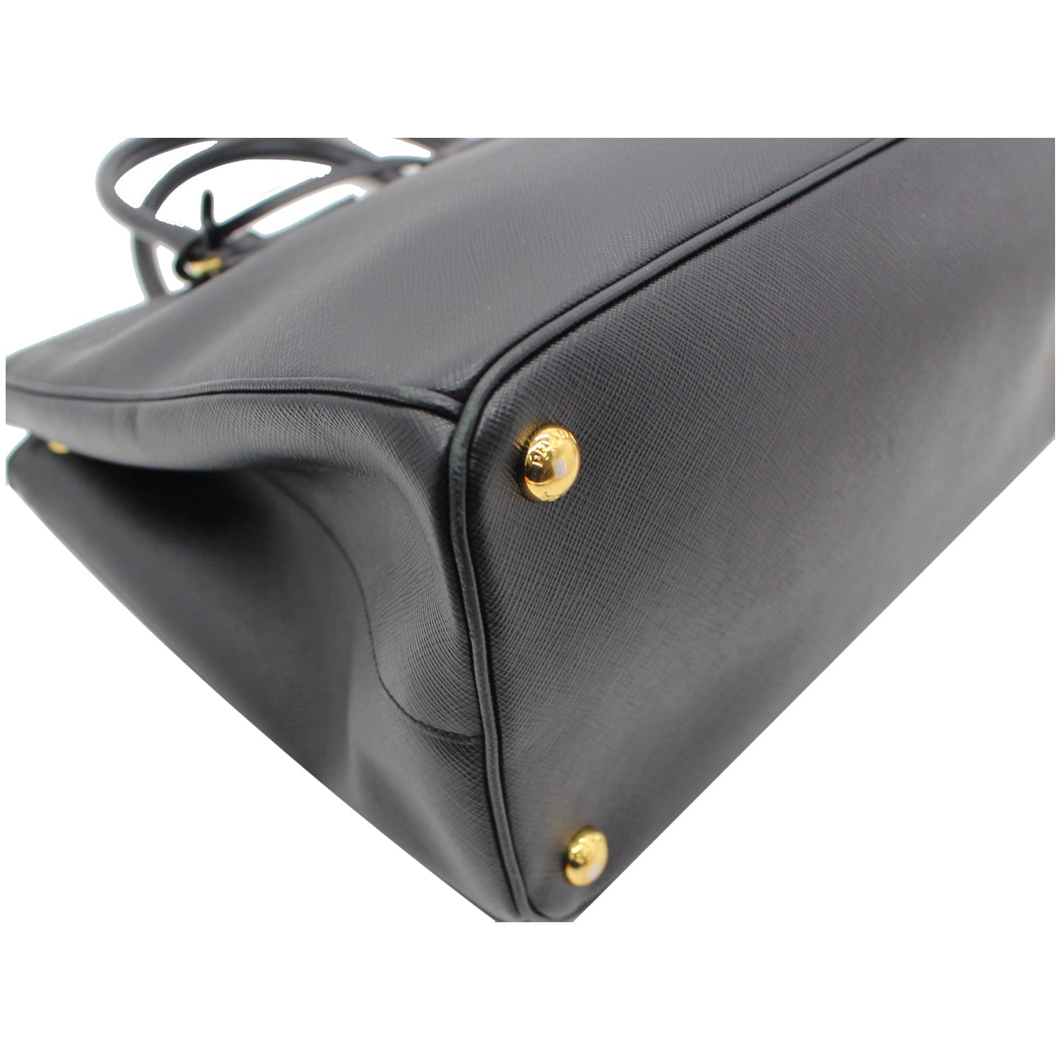 Black Prada Monochrome Medium Saffiano Bag