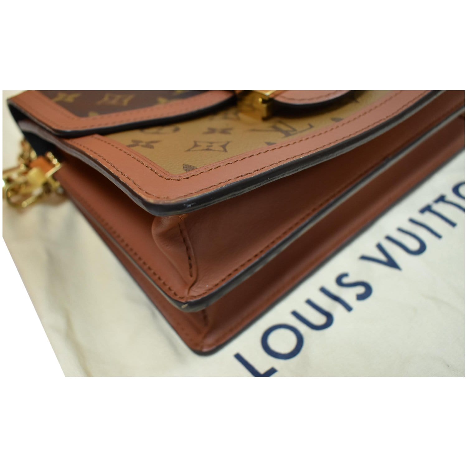 Louis Vuitton Monogram Reverse Canvas mm Dauphine Bag