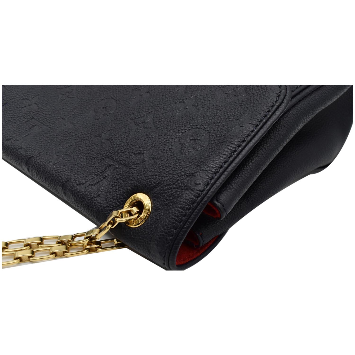 Saint-germain leather mini bag Louis Vuitton Burgundy in Leather - 20208326