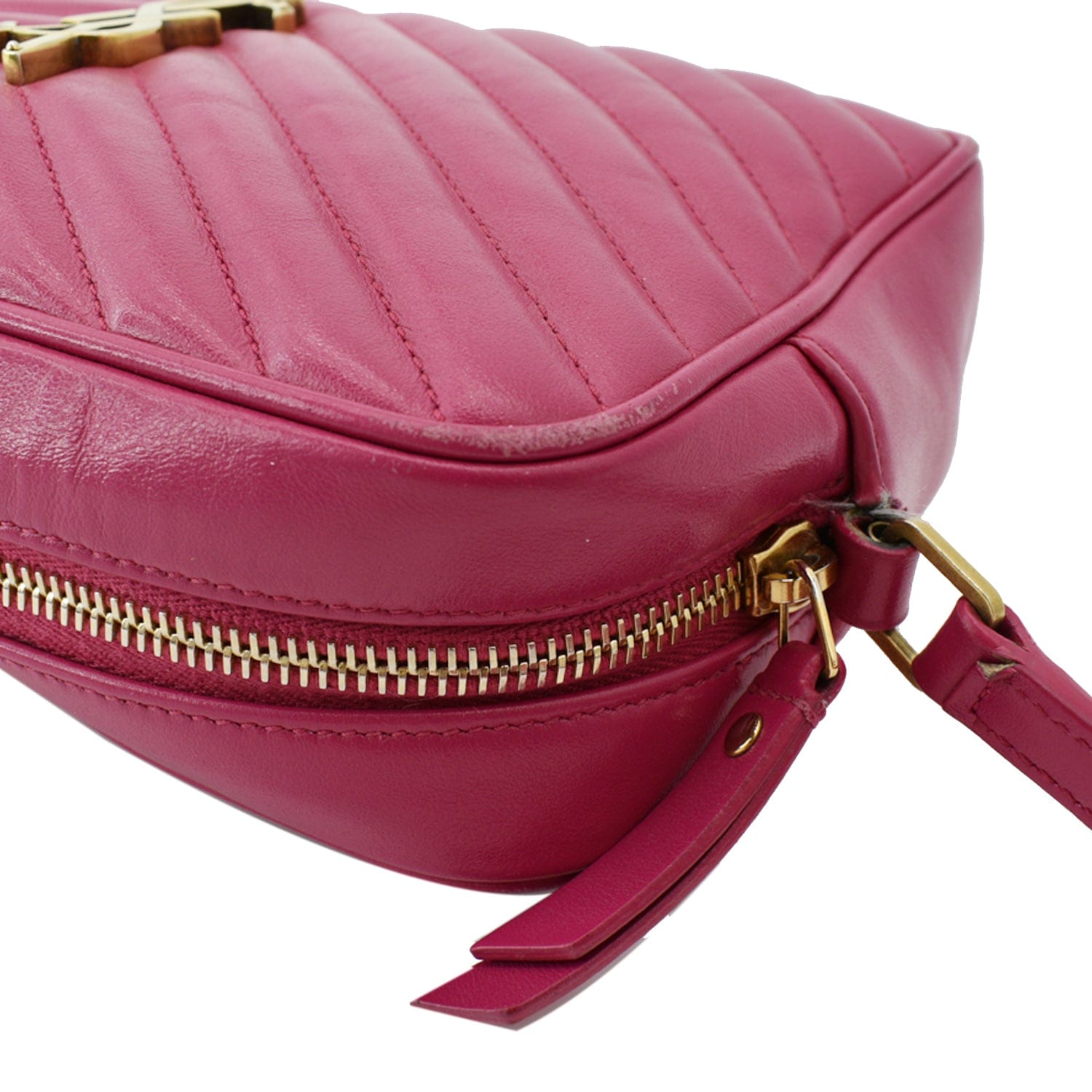 Preloved Saint Laurent Cabas Pink Leather 2 Way Medium Bag DMR394461.0 –  KimmieBBags LLC