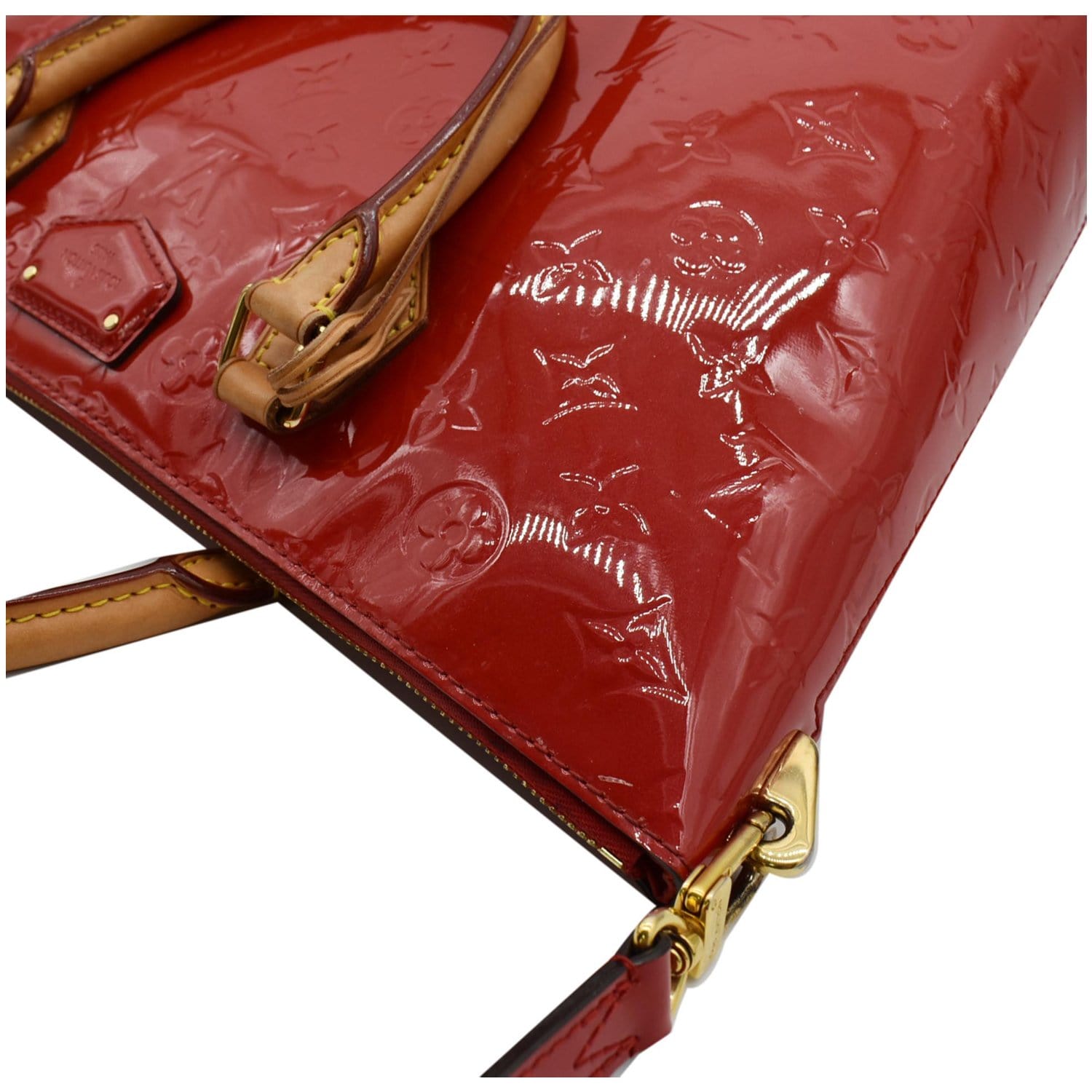 Louis Vuitton Montebello Mm Cerise - Vernis Red Epi Leather Tote