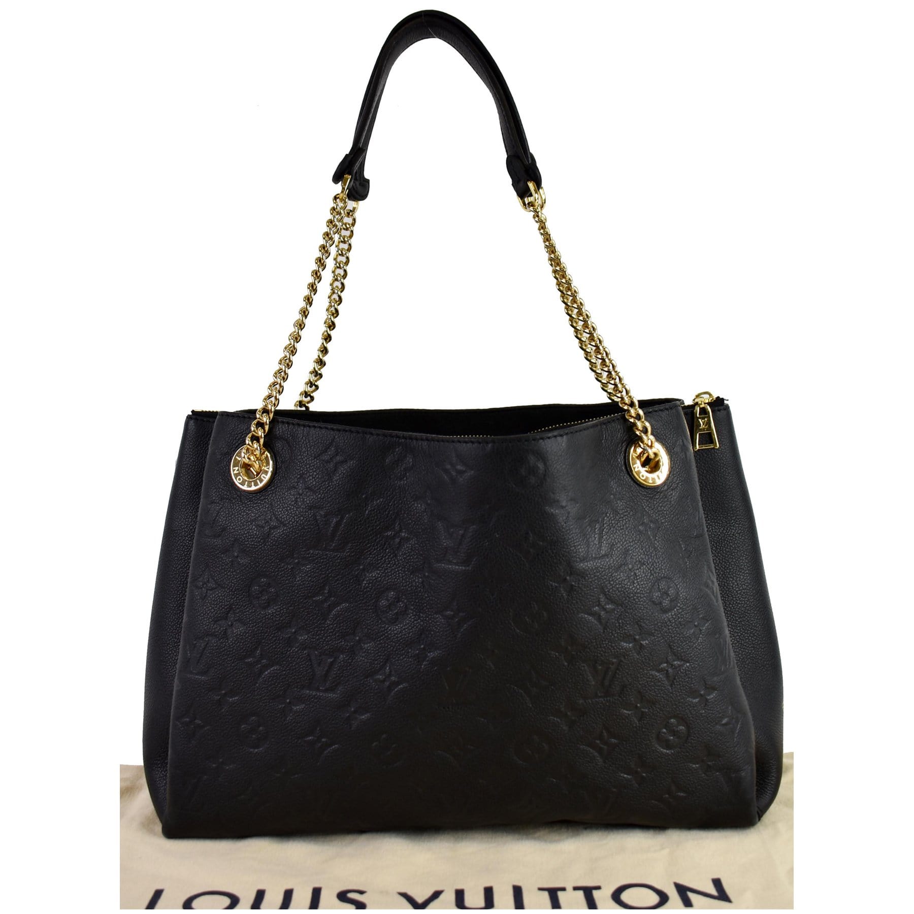 Louis Vuitton Surene Monogram Empreinte MM Noir Black in Leather