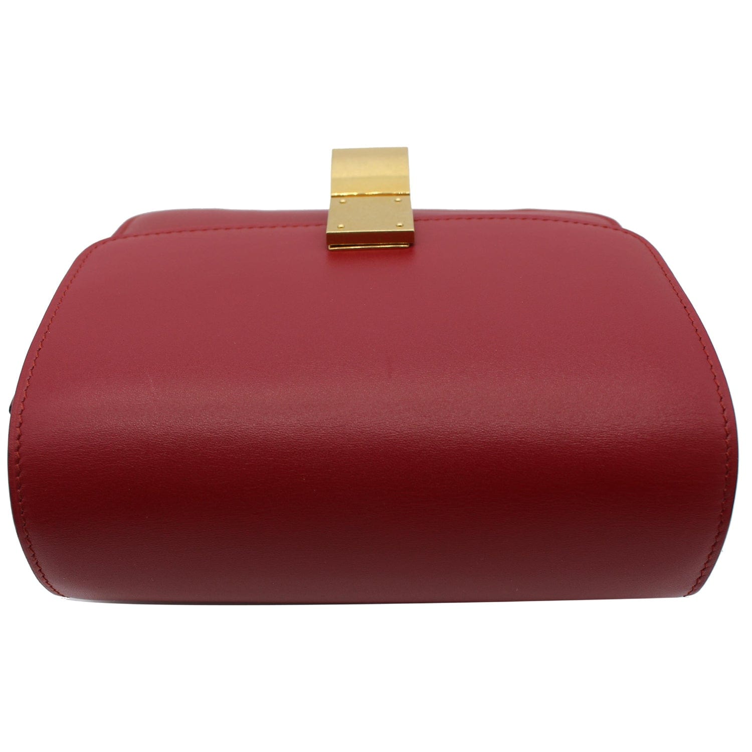 Céline Celine Leather Classic Box Flap Bag Red Pony-style calfskin  ref.982809 - Joli Closet