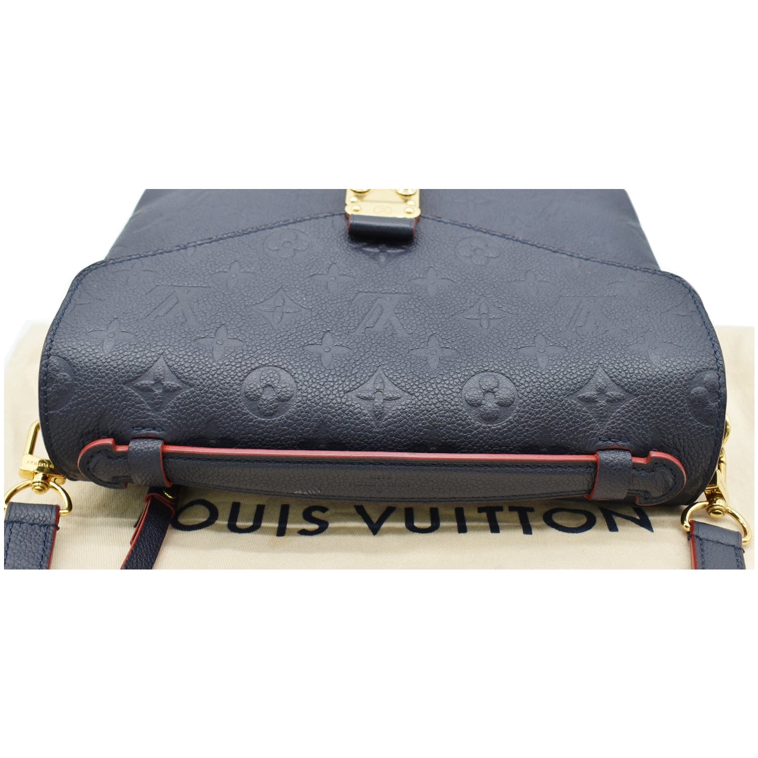 Louis Vuitton Pochette Metis Bag Monogram Navy Blue Red | 3D model