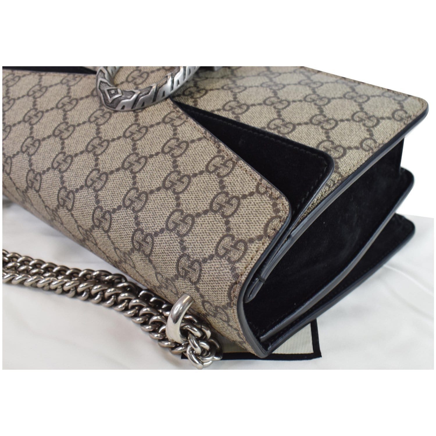 Gucci Dionysus Small Velvet GG Supreme Shoulder Bag