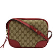 Gucci Bree GG Canvas Leather Crossbody Bag Beige - DDH