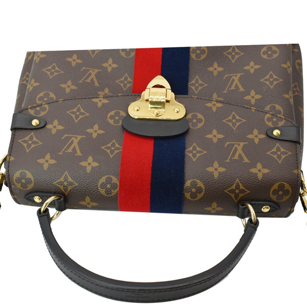 LOUIS VUITTON Georges MM Monogram Canvas Shoulder Bag Brown