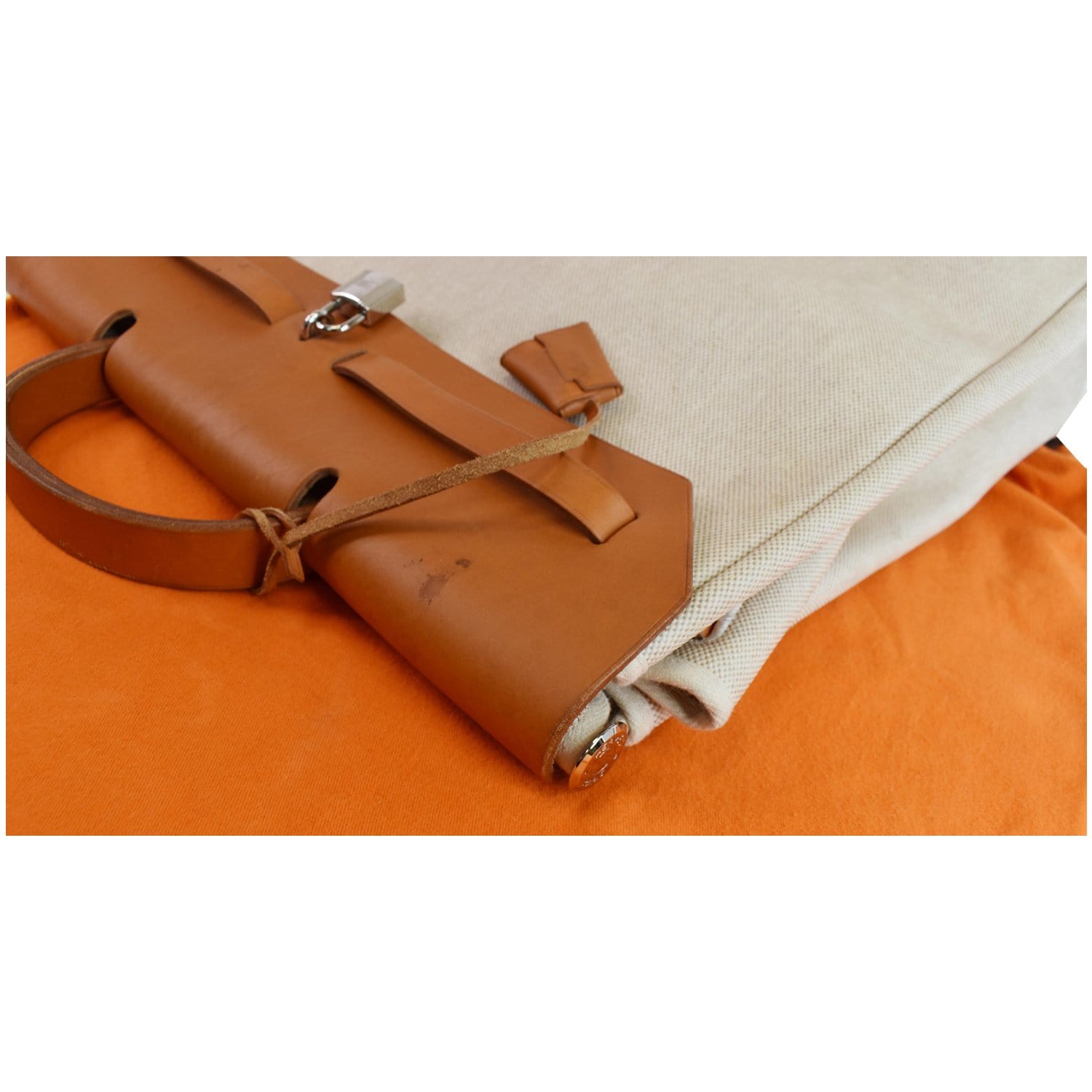 Hermes Herbag leather backpack - ShopStyle