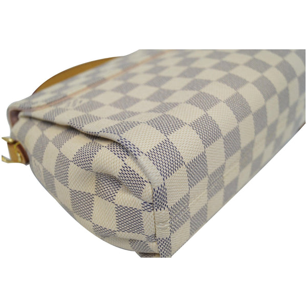 LOUIS VUITTON Croisette Damier Azur Shoulder Crossbody Bag White